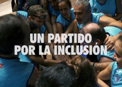 anuncio "un partido por la inclusión"